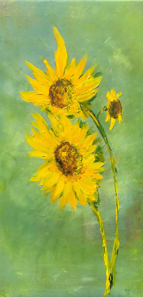 sunflower-yellow-painting